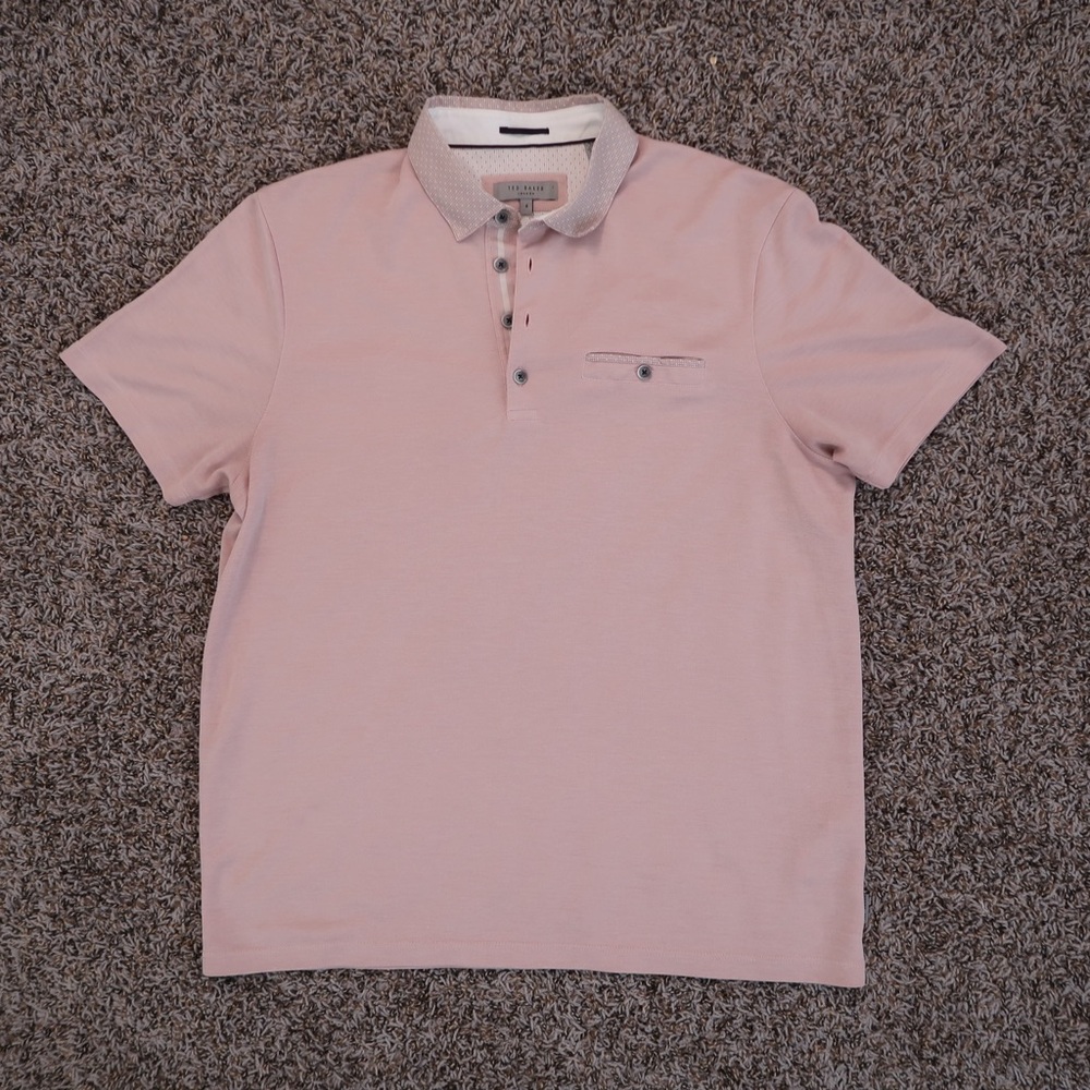 Ted Baker Light Pink Polo Shirt